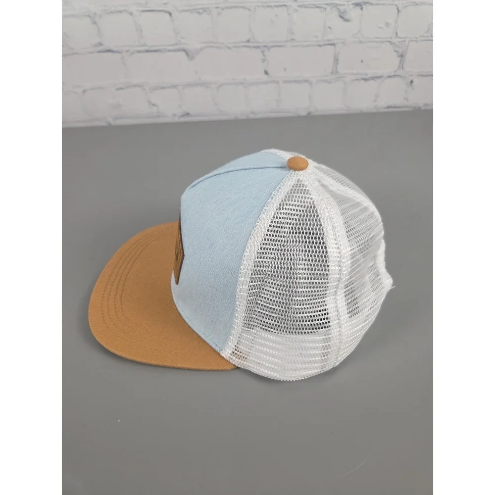 Knuckleheads BUBBA Blue Kids Trucker Hat Medium Snap Back
